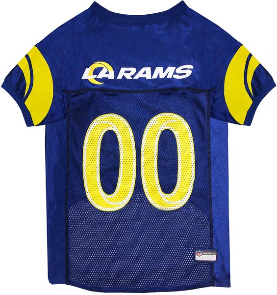 Pets First NFL Dog & Cat Jersey, Los Angeles Rams, X-Large slide 1 of 3