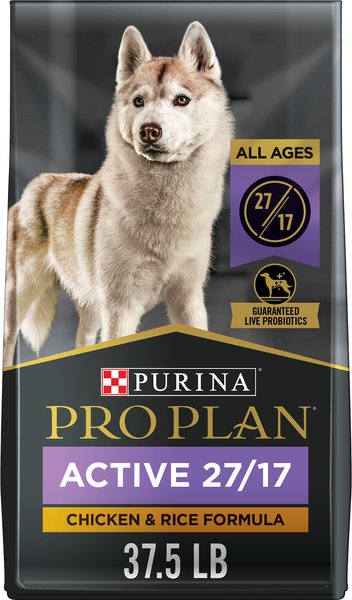 Purina Pro Plan Sport Active All Life Stages High-Protein 27/17 Chicken & Rice Formula Dry Dog Food, 37.5-lb bag slide 1 of 11
