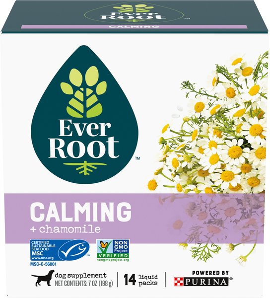 EverRoot by Purina Calming + Chamomile Liquid Dog Supplement, 0.5-oz, case of 14 slide 1 of 10