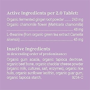 EverRoot by Purina Calming + Chamomile Chewable Tablets Dog Supplement, 60 count