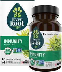 EverRoot by Purina Immunity + Spirulina Chewable Tablets Dog Supplement, 60 count slide 1 of 9