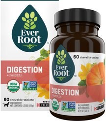 EverRoot by Purina Digestion + Pumpkin Chewable Tablets Dog Supplement, 60 count slide 1 of 9