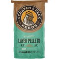 Scratch and Peck Feeds Organic Layer 16% Pellets Chicken Food, 25-lb bag
