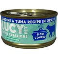Lucy Pet Products Kettle Creations Sardine & Tuna Recipe in Gravy Wet Cat Food, 2.47-oz can, case of 12