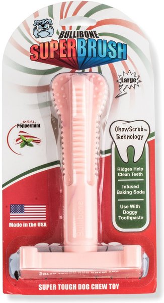 BulliBone Superbrush Peppermint Flavor Dog Chew Toy, Medium, 1 count slide 1 of 1