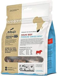 Nandi Nguni Beef Freeze-Dried Dog Treats, 2-oz bag slide 2 of 6