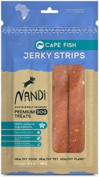Nandi Cape Fish Jerky Strips Salmon & Trout Dog Treats, 5.3-oz bag