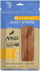 Nandi Kalahari Lamb Jerky Strips Dog Treats, 5.3-oz bag