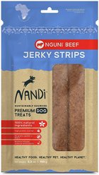 Nandi Nguni Beef Jerky Strips Dog Treats, 5.3-oz bag