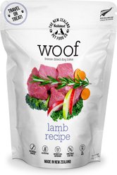 The New Zealand Natural Pet Food Co. Woof Lamb Recipe Grain-Free Freeze-Dried Dog Treats, 1.76-oz bag