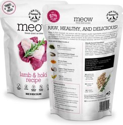 The New Zealand Natural Pet Food Co. Meow Lamb​ & Hoki Grain-Free Freeze-Dried Cat Treats, 1.76-oz bag slide 2 of 3