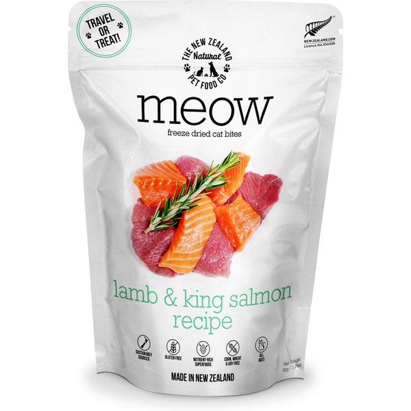 THE NEW ZEALAND NATURAL PET FOOD CO. Meow Lamb & King Salmon GrainFree