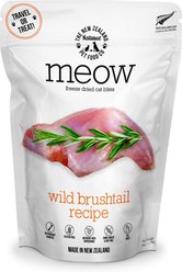 The New Zealand Natural Pet Food Co. Meow Wild Brushtail Grain-Free Freeze-Dried Cat Treats, 1.76-oz bag
