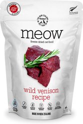 The New Zealand Natural Pet Food Co. Meow Wild Venison Grain-Free Freeze-Dried Cat Food, 9-oz bag