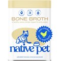 Native Pet Organic Chicken Bone Broth Powder Dog & Cat Food Topper, 5.75 oz