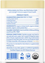 Native Pet Organic Chicken Bone Broth Powder Dog & Cat Food Topper, 5.75-oz can slide 2 of 9