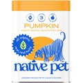 Native Pet Organic Pumpkin Fiber & Diarrhea Relief Powder Dog Supplement, 8 oz.