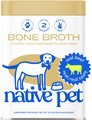 Native Pet Beef Bone Broth Powder Dog & Cat Food Topper, 4.75-oz
