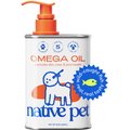 Native Pet Omega 3 Fish Oil To Support Skin & Coat Health Dog Supplement, 8-oz bottle
