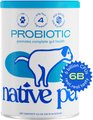Native Pet Vet-Formulated Probiotic & Prebiotic Digestive Issues Powder Supplement for Dogs, 8.2-oz can
