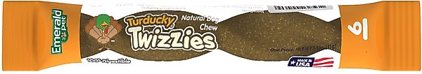 Emerald Pet Turducky Twizzies Grain-Free Dog Treats