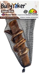 BullyYaker Single Wrap Bully Stick Dog Treat slide 1 of 2