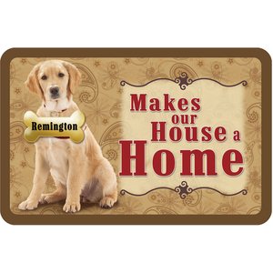 Bungalow Flooring Makes Our House A Home Golden Retriever Personalized Floor Mat