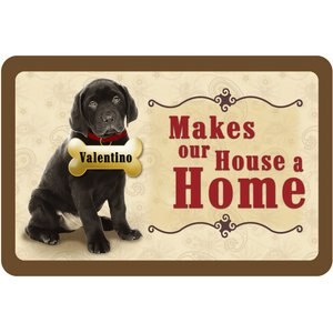Bungalow Flooring Makes Our House A Home Black Lab Personalized Floor Mat