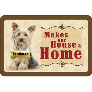 Bungalow Flooring Makes Our House A Home Yorkshire Terrier Personalized Floor Mat