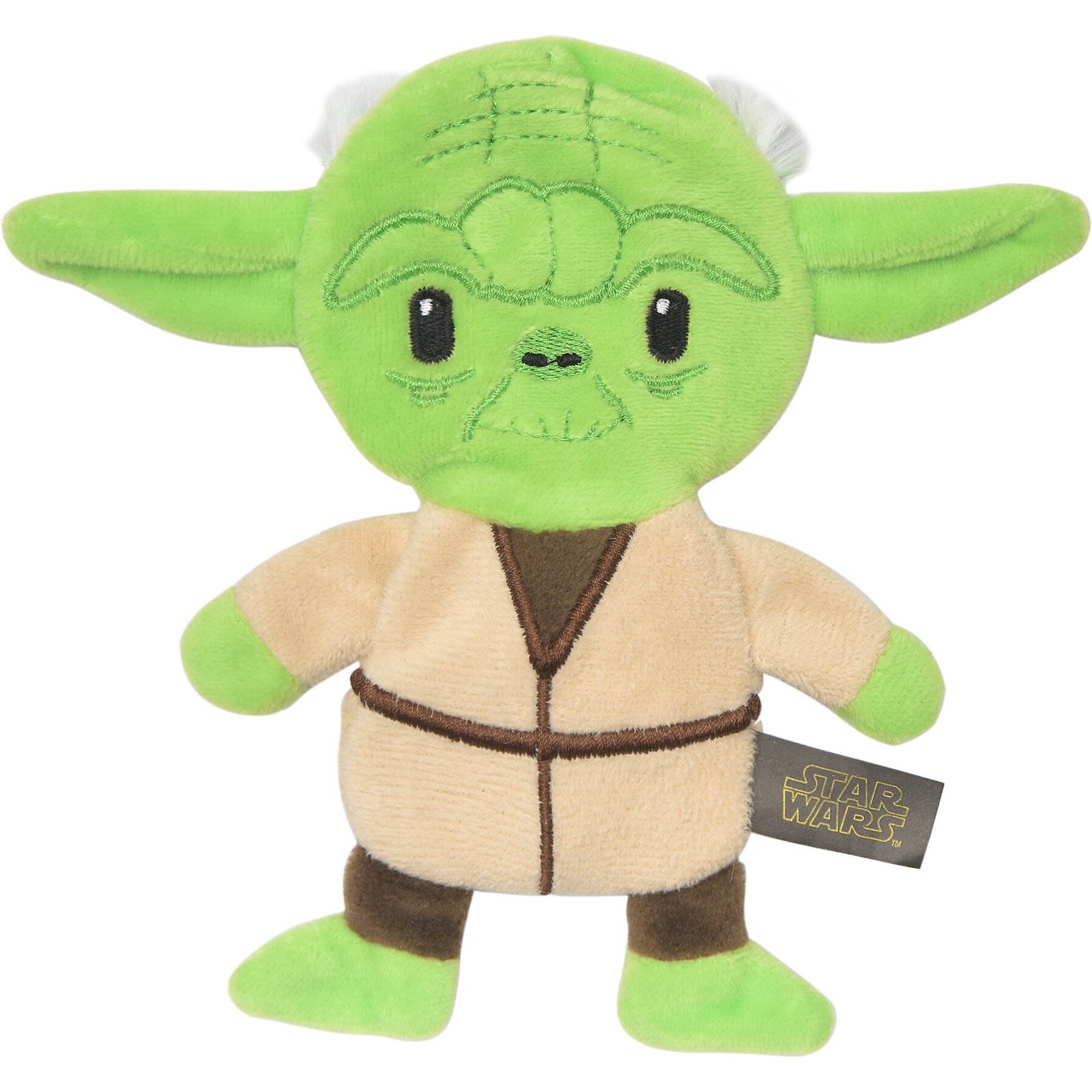 FETCH FOR PETS Star Wars Yoda Plush Flattie Dog Toy, 6-in - Chewy.com