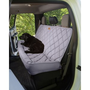 3 Dog Pet Supply Crew Cab Truck Bolster Car Seat Protector, Grey, X-Large
