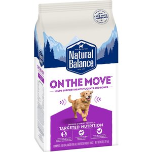 Natural Balance On the Move Chicken & Barley Formula High-Protein Dry Dog Food, 4-lb bag