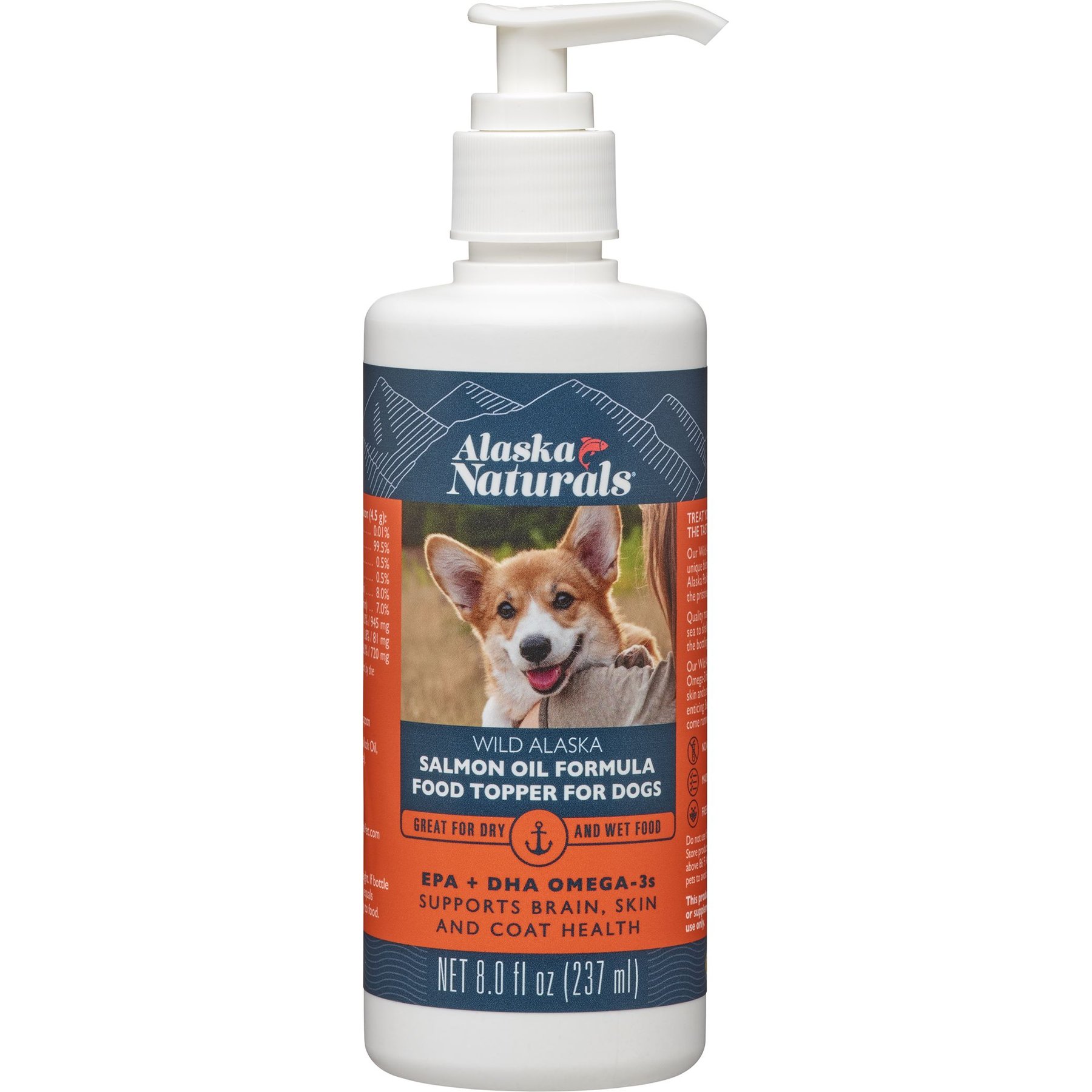 ALASKA NATURALS Wild Alaskan Salmon Oil Formula Dog Supplement 64 fl oz bottle Chewy