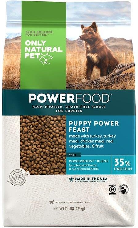 Only natural pet cheap puppy power feast