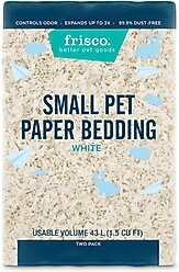 Frisco Small Animal Bedding, White, 2 pack,  86-L Total