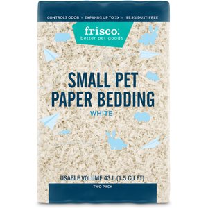 Frisco Small Animal Bedding, White, 2 pack,  86-L Total