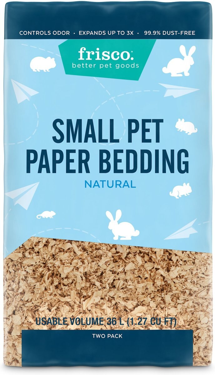 FRISCO Small Animal Bedding, Natural, 2 pack, 72L Total