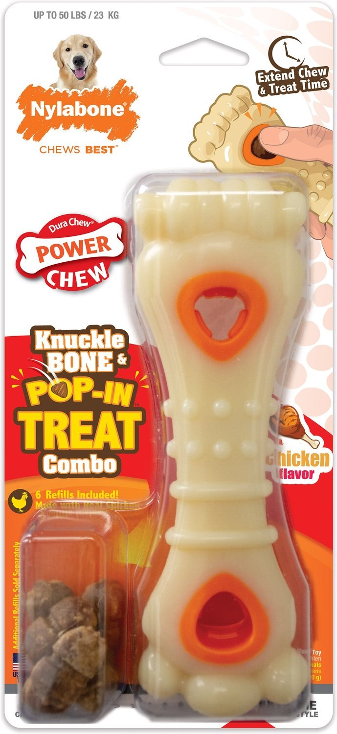 nylabone pop in treat refills