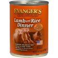 Evanger's Lamb & Rice Dinner Wet Dog Food, 20.2-oz can, case of 12