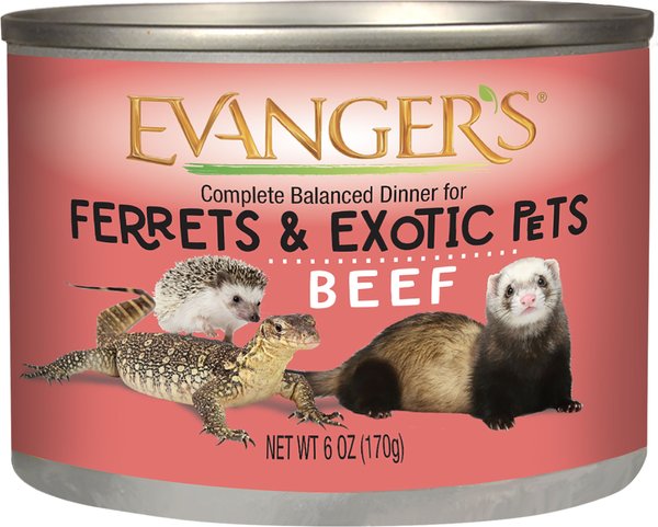 Evanger's Beef Wet Ferret Food, 6-oz can, case of 12 slide 1 of 7
