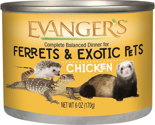 Evanger s Chicken Wet Ferret Food 6 oz can case of 12