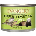Evanger's Turkey Wet Ferret Food, 6-oz can, case of 12