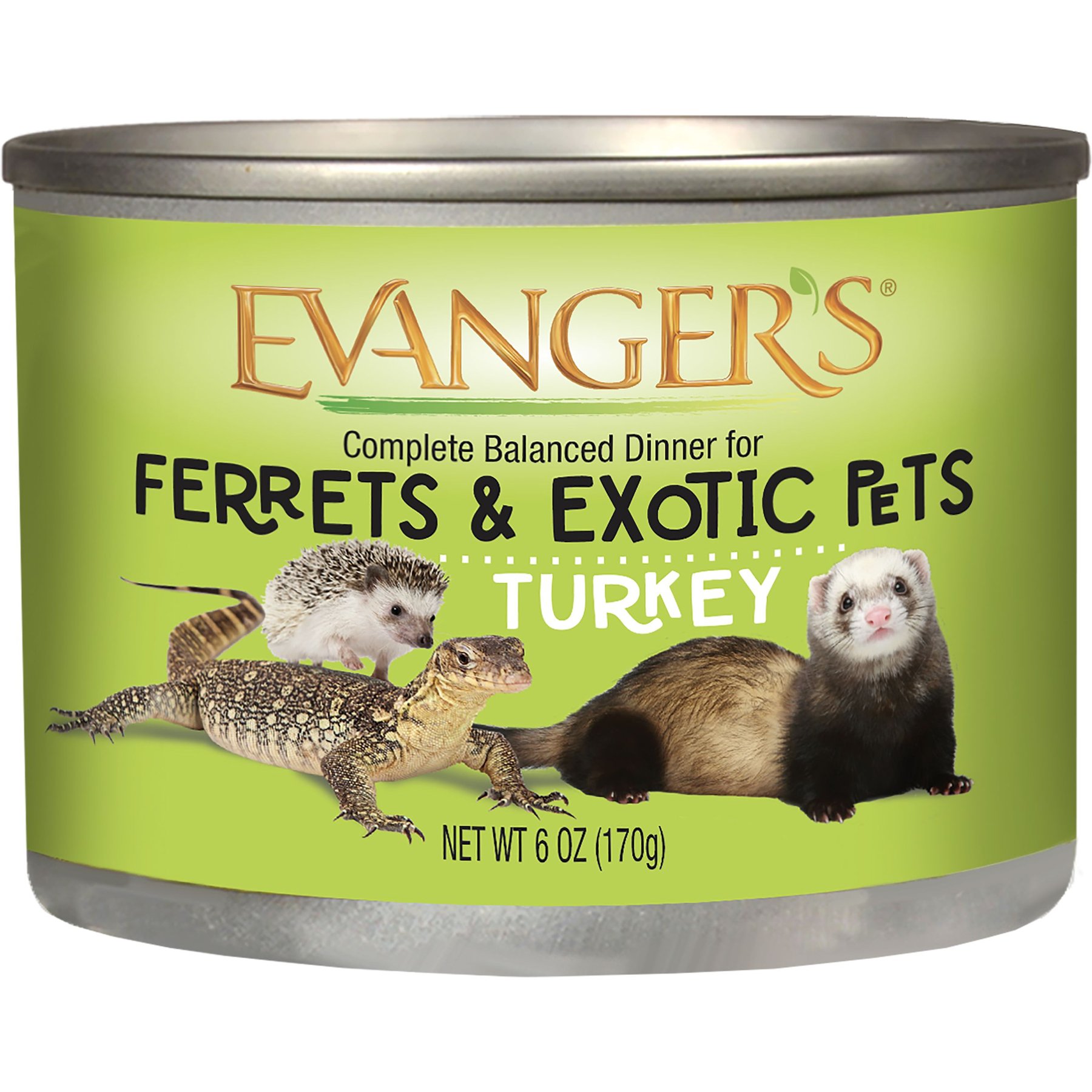 EVANGER S Turkey Wet Ferret Food 6 oz can case of 12 Chewy