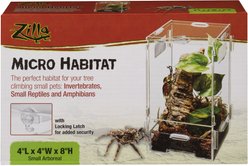 Zilla Micro Habitat Terrariums with Locking Latch Arboreal, Small slide 2 of 8