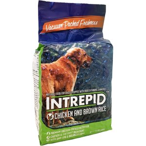 Intrepid Chicken & Brown Rice Dry Dog Food, 3.5-lb bag