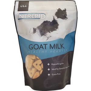 Intrepid Goat Milk Healthy Hearts Grain-Free Dog Treats, 8-oz bag