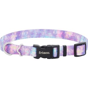 Frisco Spring Rainbow Dog Collar, SM - Neck: 10 – 14-in, W: 5/8-in