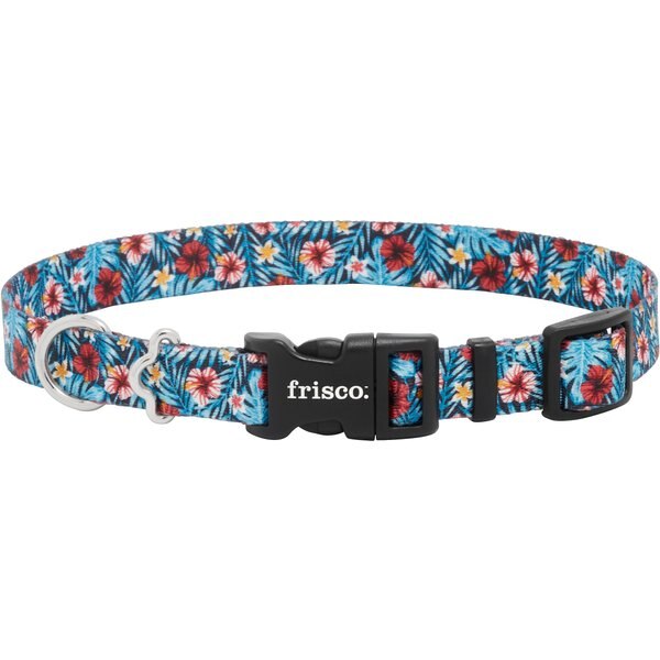 FRISCO Blue Tye Dye Dog Collar, Large: 18 to 26-in Neck, 1-in Wide ...