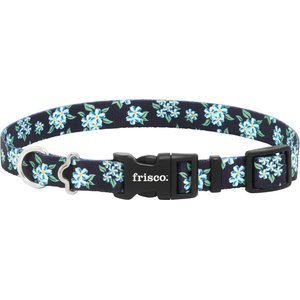 Frisco Evening Floral Dog Collar, MD - Neck: 14 – 20-in, Width: 3/4-in