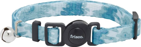 Frisco Blue Tie-Dye Cat Collar, 8-12 inches, 3/8-in wide slide 1 of 5